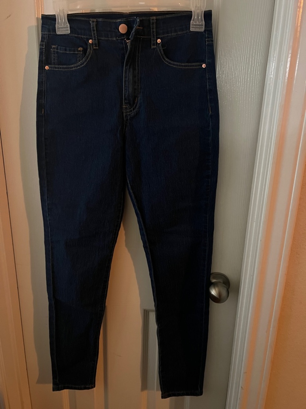 Forever 21 Dark Blue Skinny Jeans